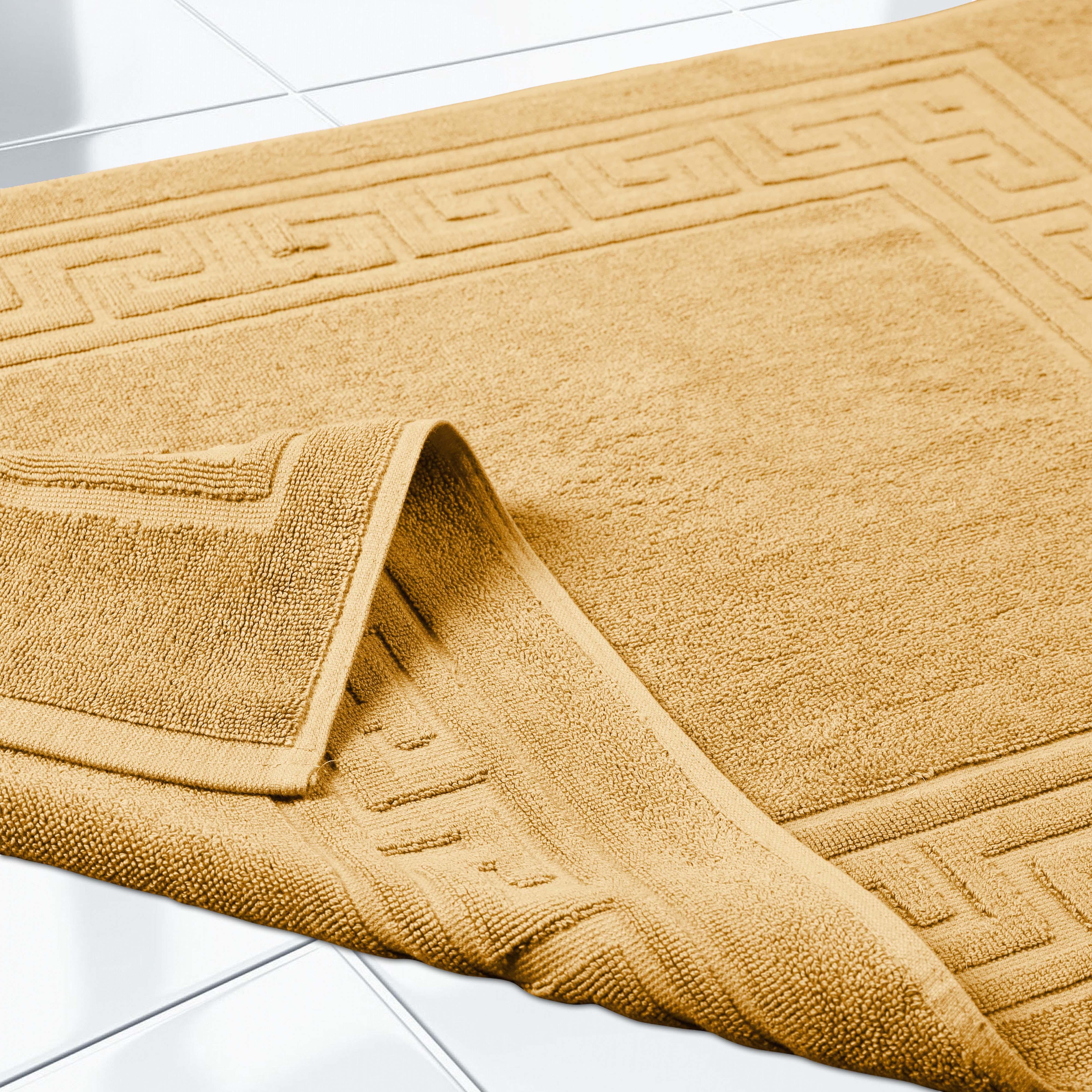 Egyptian Cotton Greek Key Infinity Border Bath Mat Set of 2 - Bath Mats by Superior Brand