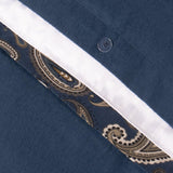 100% Cotton Flannel Paisley Luxury Duvet Cover Set - Duvet Cover Set by Superior Brand