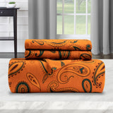 100% Cotton Flannel Paisley Luxury Duvet Cover Set - Duvet Cover Set by Superior Brand