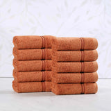 Egyptian Cotton Heritage Face Towel Set of 10 - Egyptian Cotton Face Towel by Superior Brand
