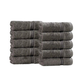 Egyptian Cotton Heritage Face Towel Set of 10 - Egyptian Cotton Face Towel by Superior Brand