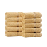 Egyptian Cotton Heritage Face Towel Set of 10 - Egyptian Cotton Face Towel by Superior Brand