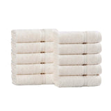 Egyptian Cotton Heritage Face Towel Set of 10 - Egyptian Cotton Face Towel by Superior Brand