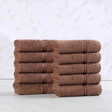 Egyptian Cotton Heritage Face Towel Set of 10 - Egyptian Cotton Face Towel by Superior Brand