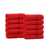 Egyptian Cotton Heritage Face Towel Set of 10 - Egyptian Cotton Face Towel by Superior Brand