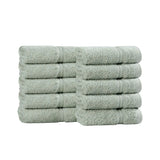 Egyptian Cotton Heritage Face Towel Set of 10 - Egyptian Cotton Face Towel by Superior Brand