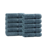 Egyptian Cotton Heritage Face Towel Set of 10 - Egyptian Cotton Face Towel by Superior Brand