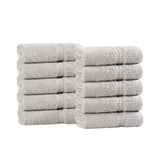 Egyptian Cotton Heritage Face Towel Set of 10 - Egyptian Cotton Face Towel by Superior Brand
