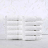 Egyptian Cotton Heritage Face Towel Set of 10 - Egyptian Cotton Face Towel by Superior Brand