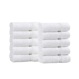 Egyptian Cotton Heritage Face Towel Set of 10 - Egyptian Cotton Face Towel by Superior Brand