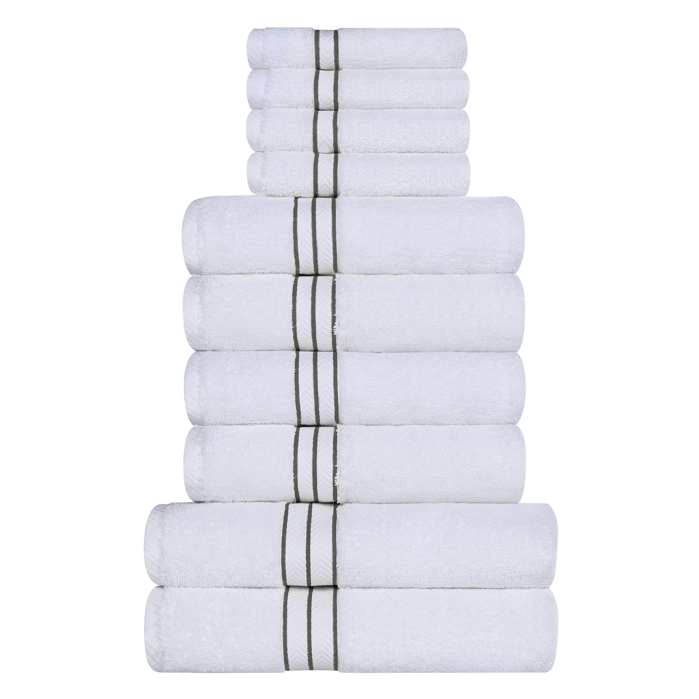 Ultra-Plush Turkish Cotton Hotel Collection Solid Towel Set Collection - Towel Set by Superior Brand