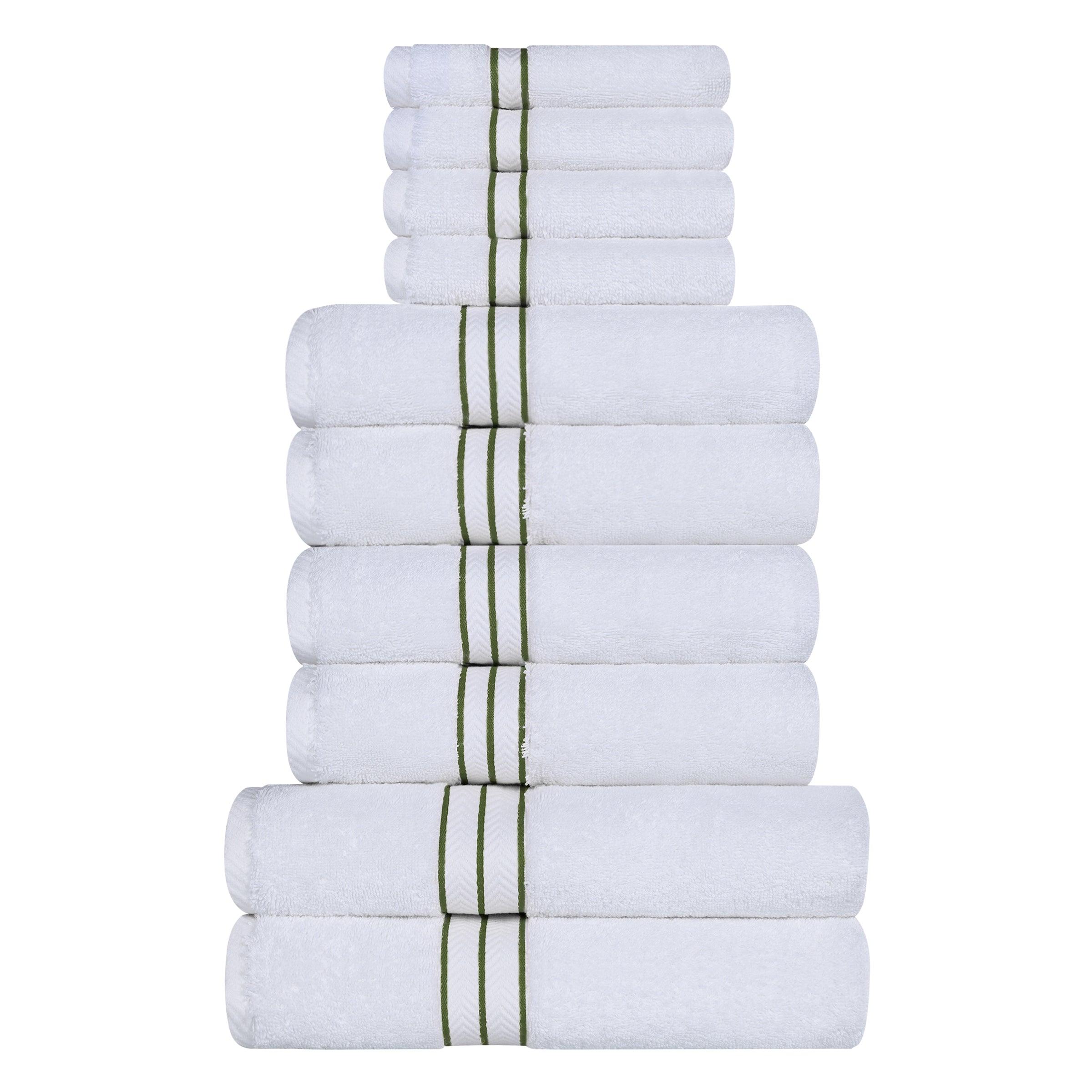 Ultra-Plush Turkish Cotton Hotel Collection Solid Towel Set Collection - Towel Set by Superior Brand