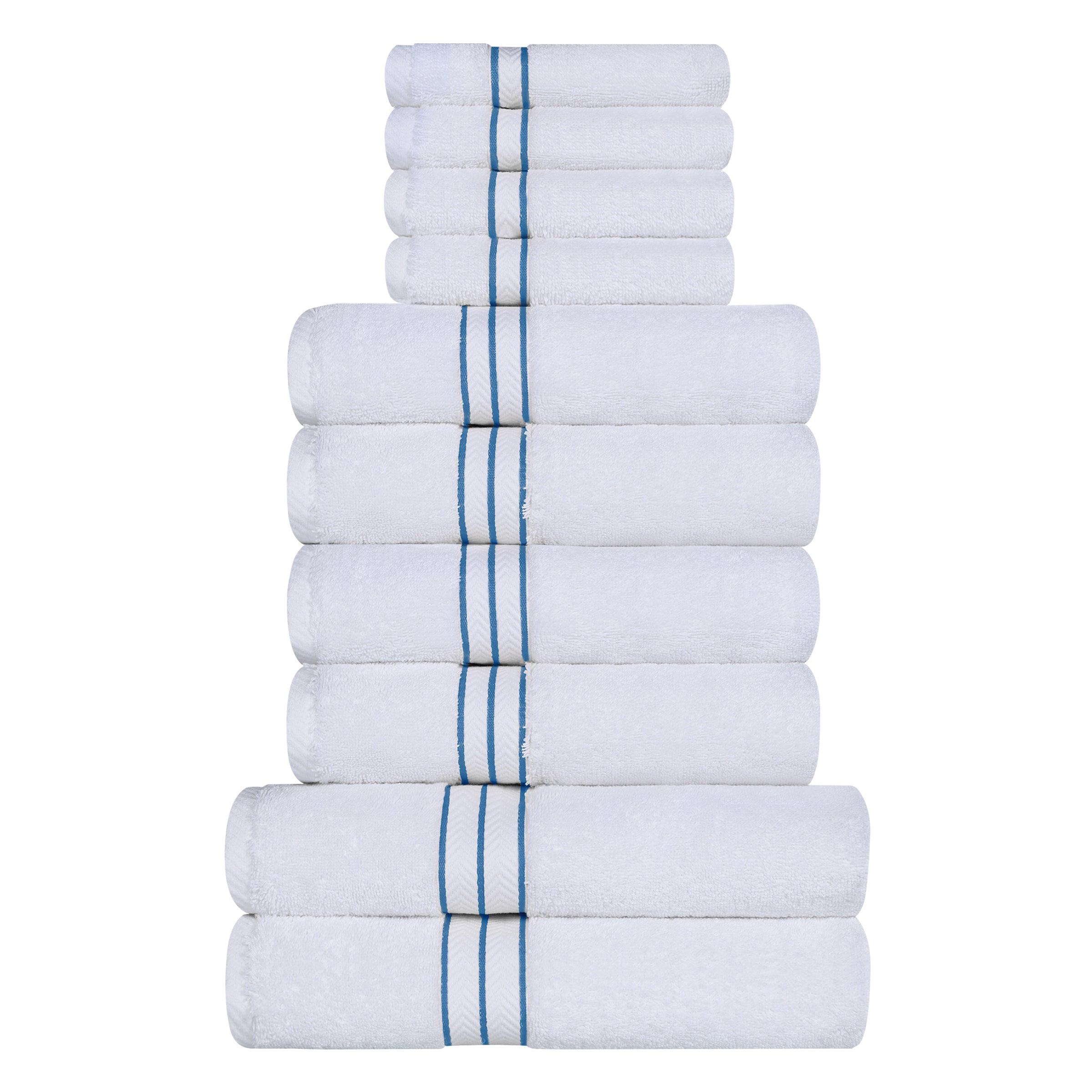Ultra-Plush Turkish Cotton Hotel Collection Solid Towel Set Collection - Towel Set by Superior Brand