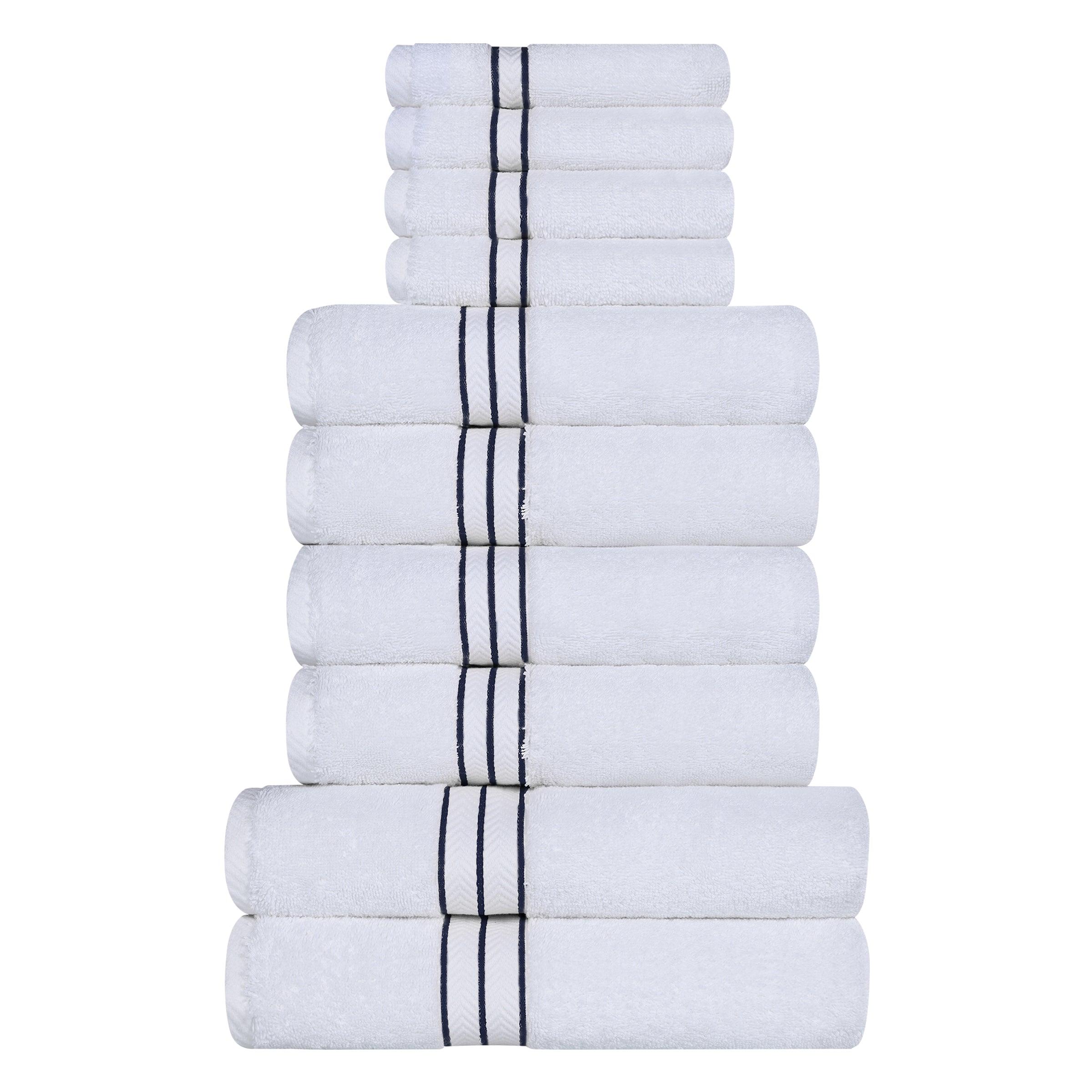 Ultra-Plush Turkish Cotton Hotel Collection Solid Towel Set Collection - Towel Set by Superior Brand