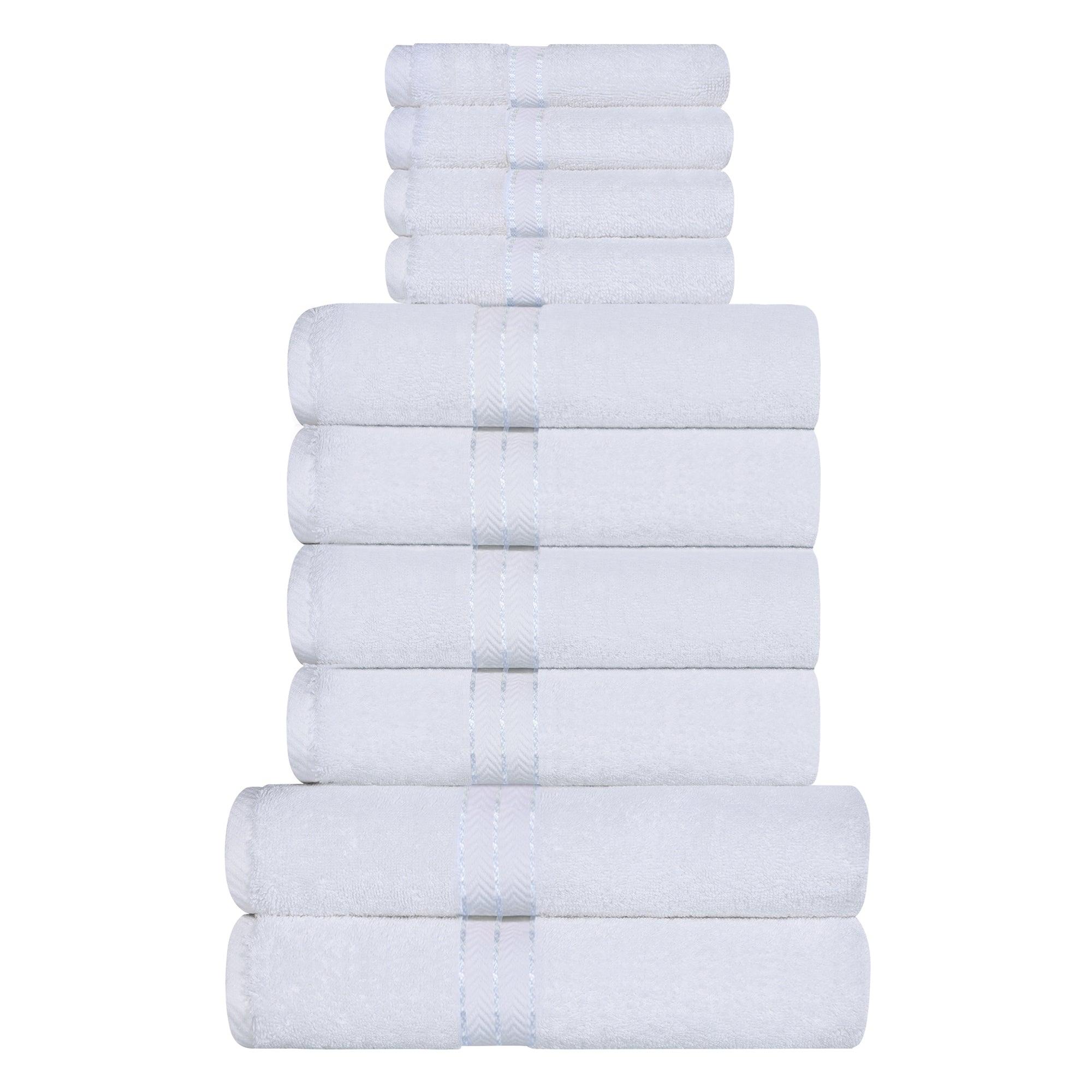 Ultra-Plush Turkish Cotton Hotel Collection Solid Towel Set Collection - Towel Set by Superior Brand
