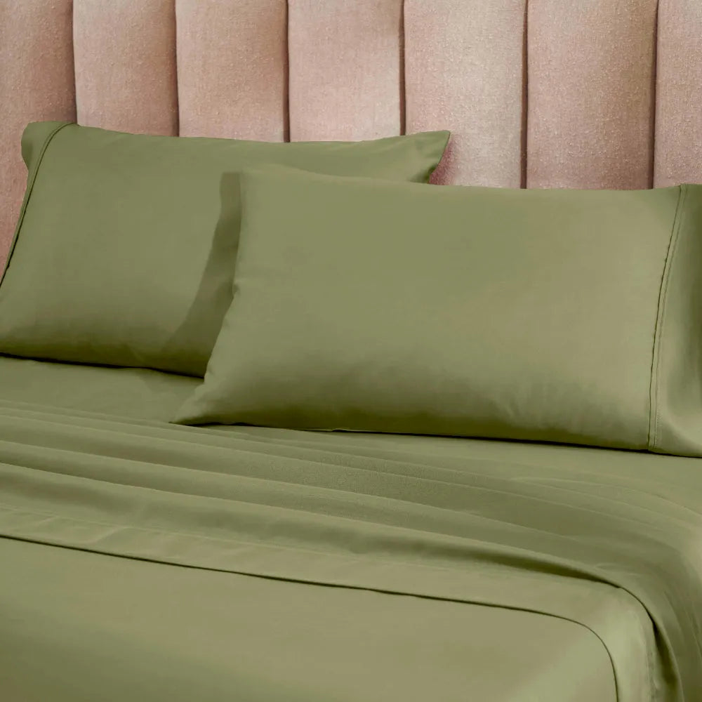 1200 Thread Count Cotton Blend 2 Piece Solid Pillowcase Set - Pillowcases by Superior Brand