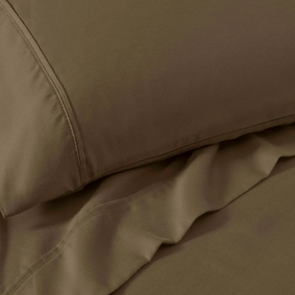1200 Thread Count Cotton Blend 2 Piece Solid Pillowcase Set - Pillowcases by Superior Brand