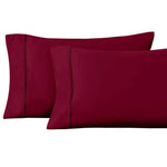 100% Egyptian Cotton 1200 Thread Count Solid Pillowcase Set - Egyptian Cotton Pillowcases by Superior Brand