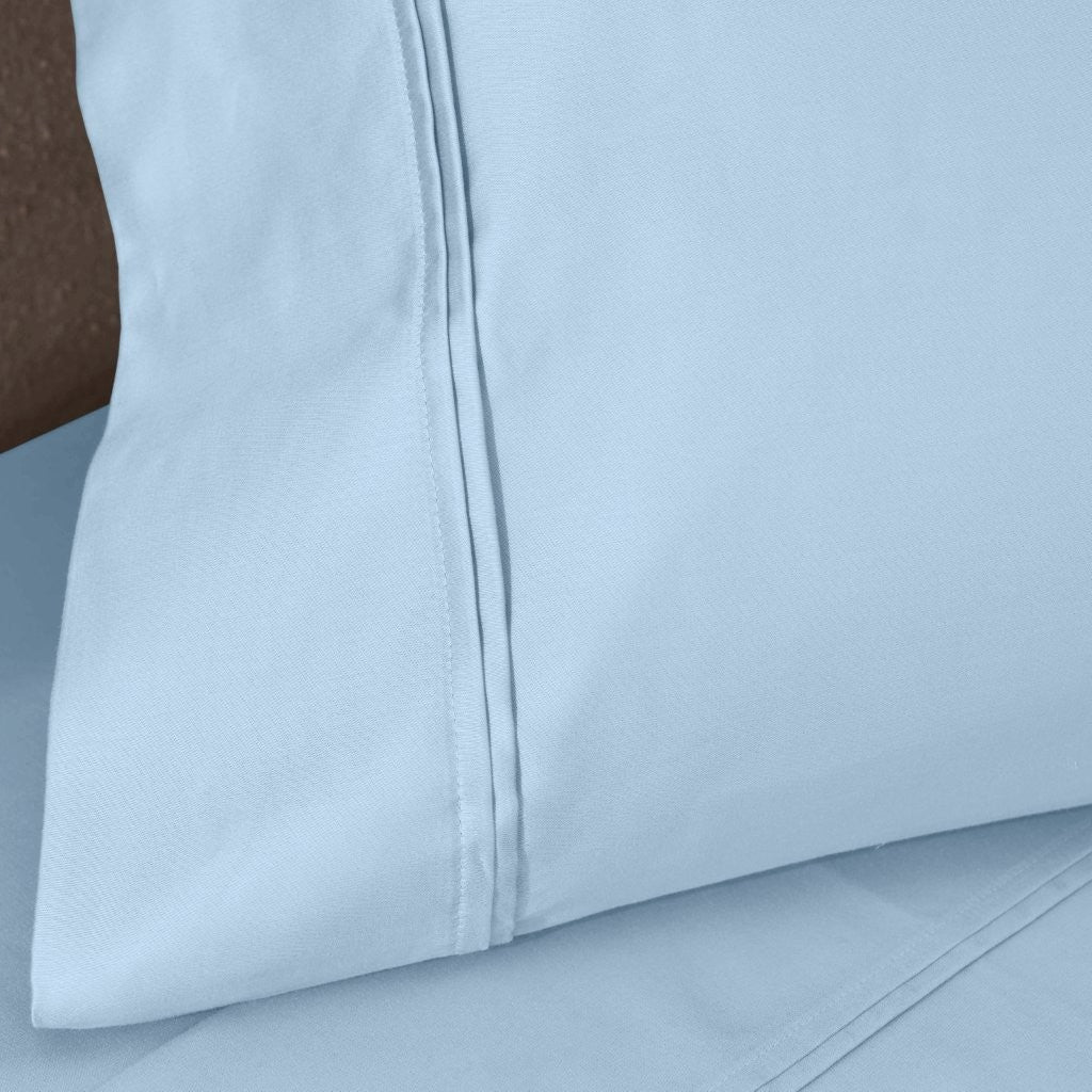 100% Egyptian Cotton 1200 Thread Count Solid Pillowcase Set - Egyptian Cotton Pillowcases by Superior Brand
