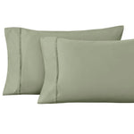 100% Egyptian Cotton 1200 Thread Count Solid Pillowcase Set - Egyptian Cotton Pillowcases by Superior Brand