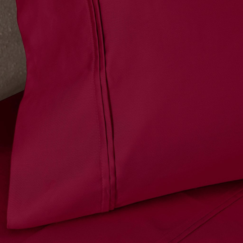 100% Egyptian Cotton 1200 Thread Count Solid Pillowcase Set - Egyptian Cotton Pillowcases by Superior Brand