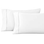 100% Egyptian Cotton 1200 Thread Count Solid Pillowcase Set - Egyptian Cotton Pillowcases by Superior Brand
