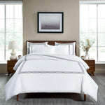 1200 Thread Count Egyptian Cotton Embroidered Duvet Cover - Egyptian Cotton Duvet Cover Set by Superior Brand