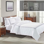1200 Thread Count Egyptian Cotton Embroidered Duvet Cover - Egyptian Cotton Duvet Cover Set by Superior Brand