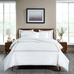 1200 Thread Count Egyptian Cotton Embroidered Duvet Cover - Egyptian Cotton Duvet Cover Set by Superior Brand