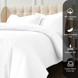 1200 Thread Count Egyptian Cotton Solid Duvet Cover - Egyptian Cotton Duvet Cover Set by Superior Brand