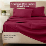 1200 Thread Count Egyptian Cotton Sateen Sheet Set - Egyptian Cotton Sheet Set by Superior Brand