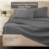 1200 Thread Count Egyptian Cotton Sateen Sheet Set - Egyptian Cotton Sheet Set by Superior Brand