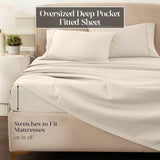 1200 Thread Count Egyptian Cotton Sateen Sheet Set - Egyptian Cotton Sheet Set by Superior Brand