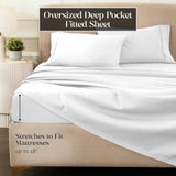 1200 Thread Count Egyptian Cotton Sateen Sheet Set - Egyptian Cotton Sheet Set by Superior Brand