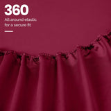 1200 Thread Count Egyptian Cotton Sateen Sheet Set - Egyptian Cotton Sheet Set by Superior Brand