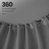 1200 Thread Count Egyptian Cotton Sateen Sheet Set - Egyptian Cotton Sheet Set by Superior Brand