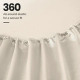 1200 Thread Count Egyptian Cotton Sateen Sheet Set - Egyptian Cotton Sheet Set by Superior Brand