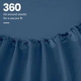 1200 Thread Count Egyptian Cotton Sateen Sheet Set - Egyptian Cotton Sheet Set by Superior Brand