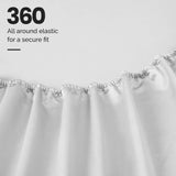 1200 Thread Count Egyptian Cotton Sateen Sheet Set - Egyptian Cotton Sheet Set by Superior Brand