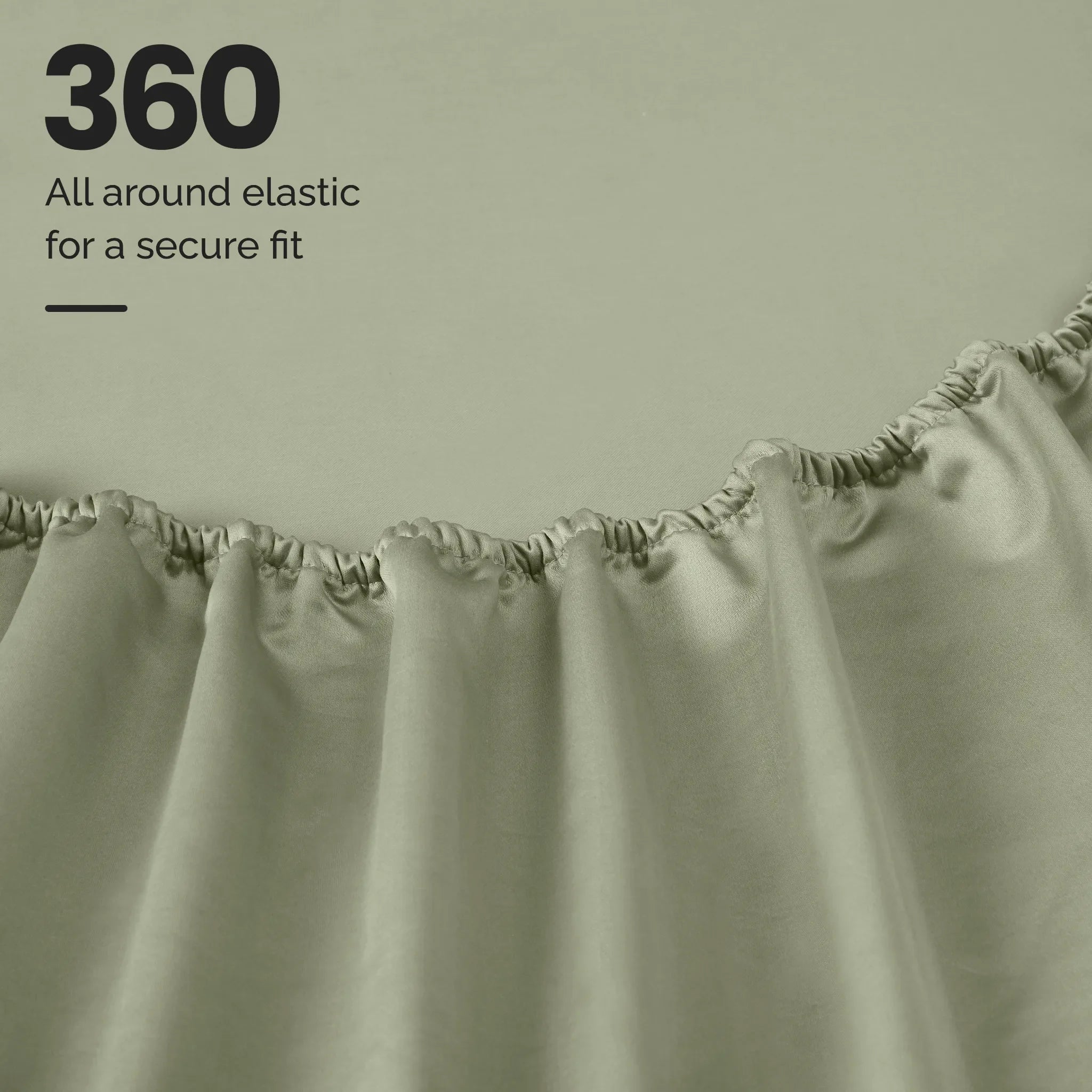 1200 Thread Count Egyptian Cotton Sateen Sheet Set - Egyptian Cotton Sheet Set by Superior Brand