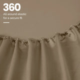 1200 Thread Count Egyptian Cotton Sateen Sheet Set - Egyptian Cotton Sheet Set by Superior Brand