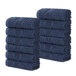 Napa Zero-Twist Cotton Waffle Face Towel Set 12 Piece - Towel Set by Superior Brand