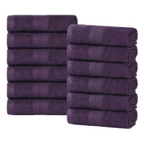 Eco-Friendly Ring-Spun Cotton 12-Piece Face Towel/Washcloth Set - Face Towel by Superior Brand