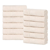 Eco-Friendly Ring-Spun Cotton 12-Piece Face Towel/Washcloth Set - Face Towel by Superior Brand