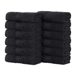 Oregon Organic Cotton Solid Face Towel Set 12 Piece - Face Towel by Superior Brand