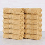 Oregon Organic Cotton Solid Face Towel Set 12 Piece - Face Towel by Superior Brand