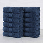 Oregon Organic Cotton Solid Face Towel Set 12 Piece - Face Towel by Superior Brand
