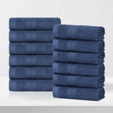 Eco-Friendly Ring-Spun Cotton 12-Piece Face Towel/Washcloth Set - Face Towel by Superior Brand