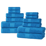 Eco-Friendly Ring-Spun Cotton 12-Piece Towel Set - Towel Set by Superior Brand