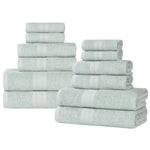 Eco-Friendly Ring-Spun Cotton 12-Piece Towel Set - Towel Set by Superior Brand
